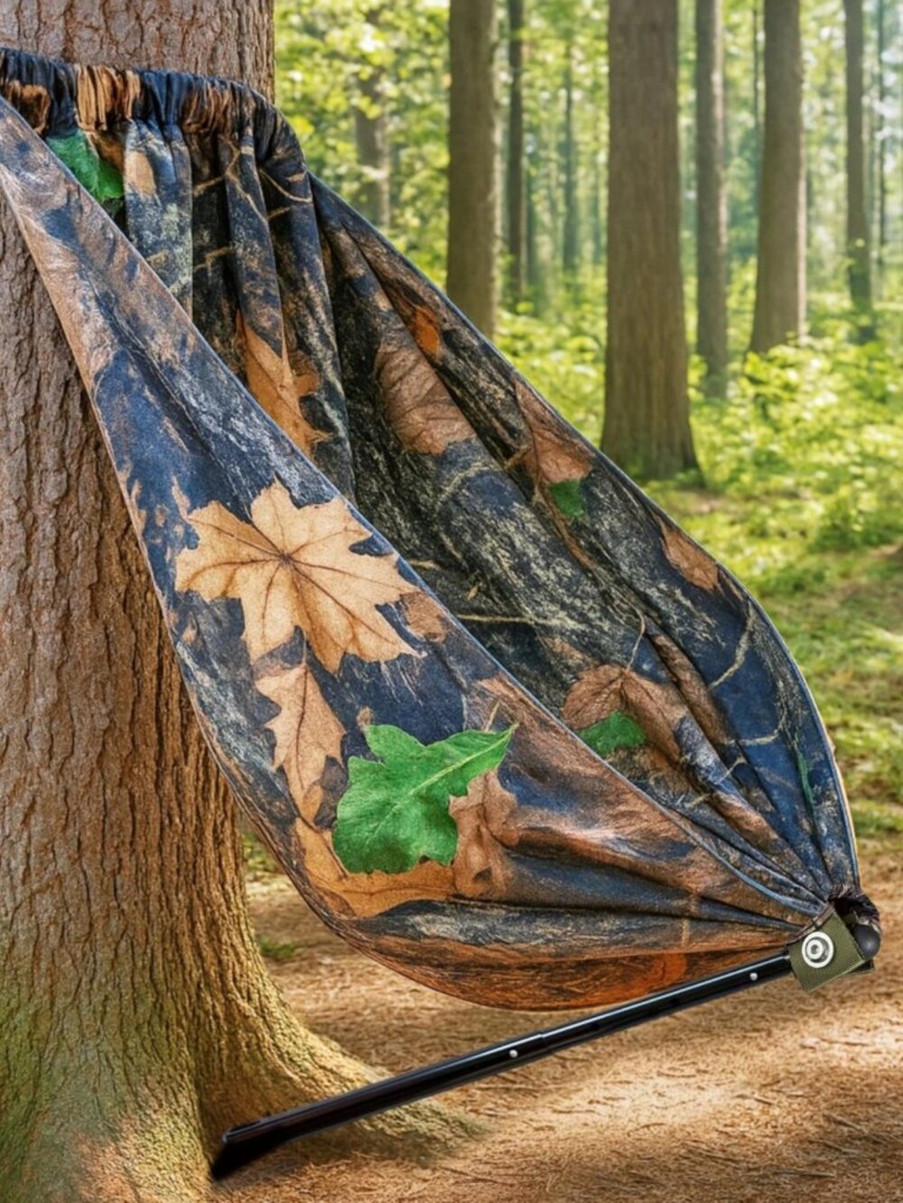 KN Hunting Hammock Chair – Lightweight Portable Forest Camo Tree Seat – Silent S